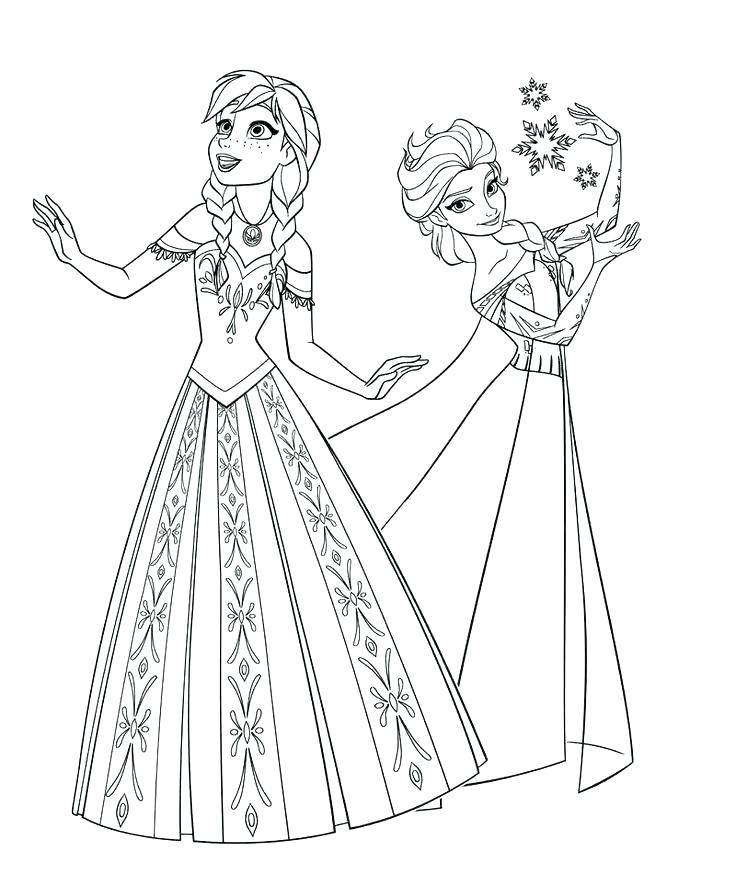 736x885 Ideas Printable Coloring Pages Frozen And Kids In For Girls Fre