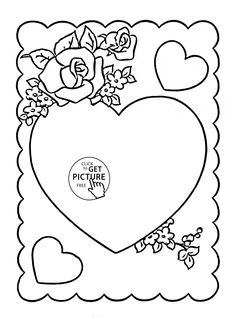 236x319 Valentines Heart Coloring Page For Kids, For Girls Coloring Pages