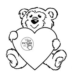236x248 Boy And Girl With Heart Coloring Page For Kids, For Girls Coloring
