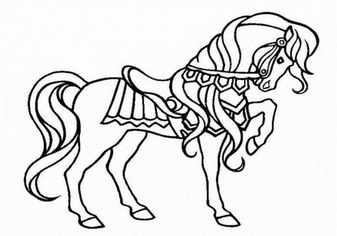 476x333 Horse Coloring Pages Page Image Clipart Images