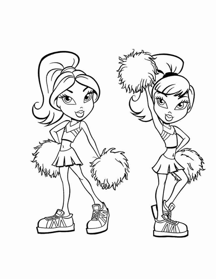 820x1060 Bratz Coloring Pages Online Toy Dolls Printables For Girls