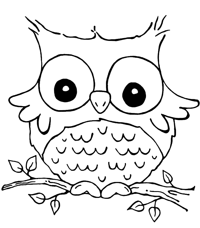 700x797 Girl Owl Coloring Pages