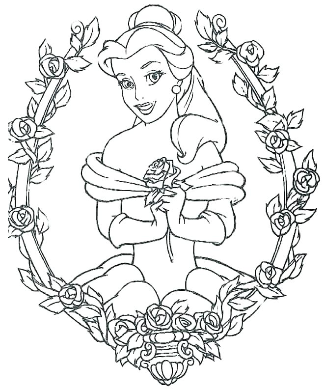660x794 Princess Belle Coloring Pages Delightful Princess Belle Coloring