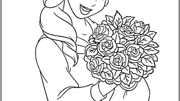 585x329 Printable Coloring Pages Princess Printable Coloring Pages