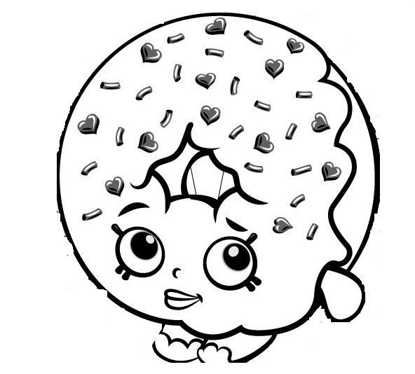 592x534 Coloring Pages For Girls Shopkins