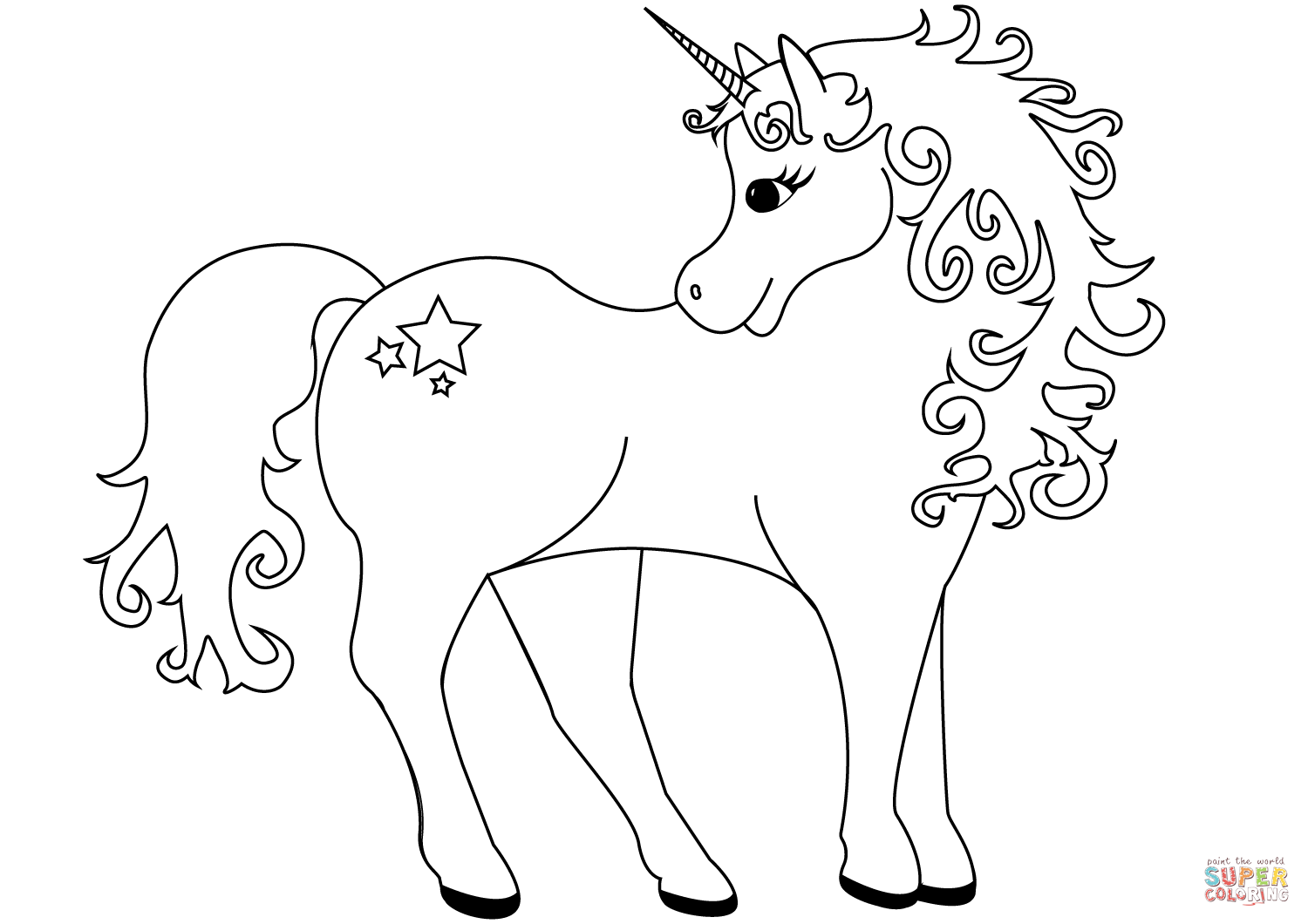 1500x1060 Free Printable Unicorn Coloring Pages Of Unicorns