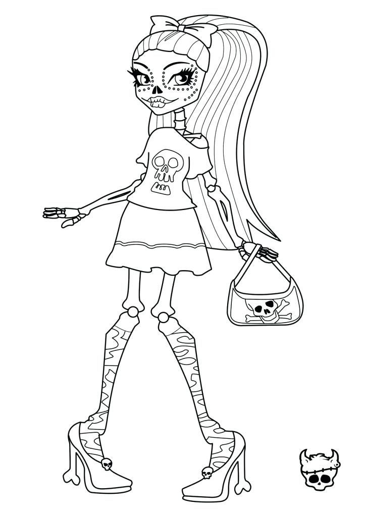 723x1024 Coloring Pages And Coloring Books Monster High Free Printable
