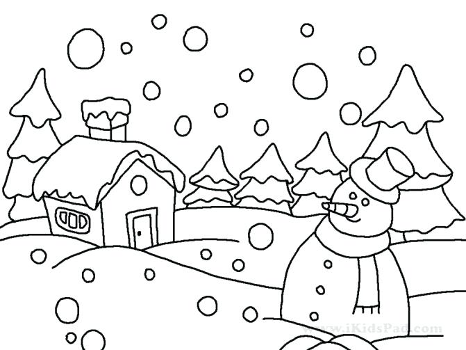 671x503 Coloring Pages For January Print This Colouring Page For Kids