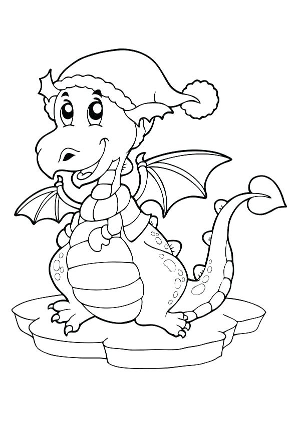 595x842 New Year Dragon Coloring Pages Printable For Kids Easy Free New