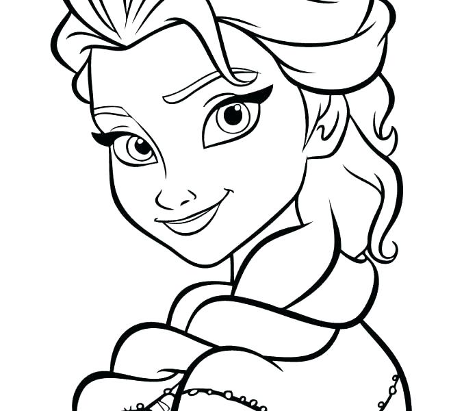 678x600 Frozen Anna And Elsa Coloring Pages