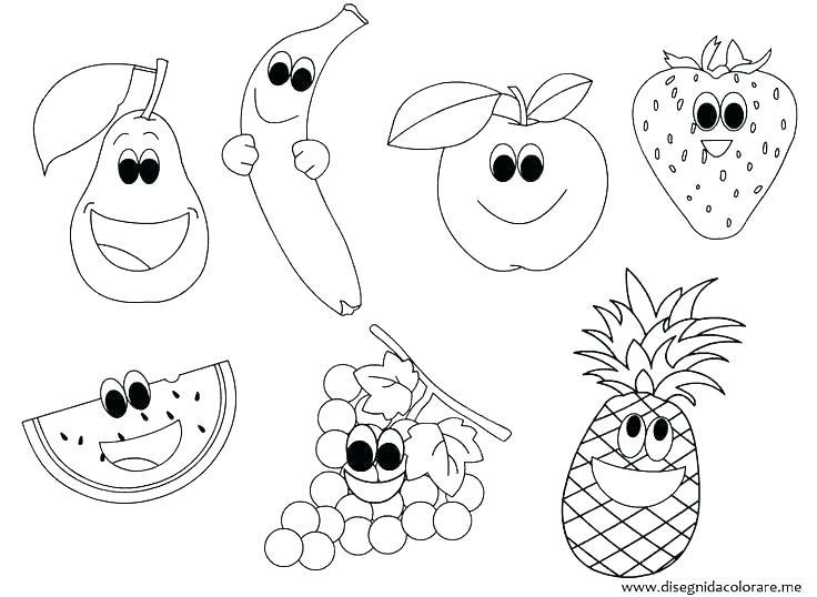 736x538 Vegetable Coloring Pages Fruit And Vegetable Coloring Pages Free