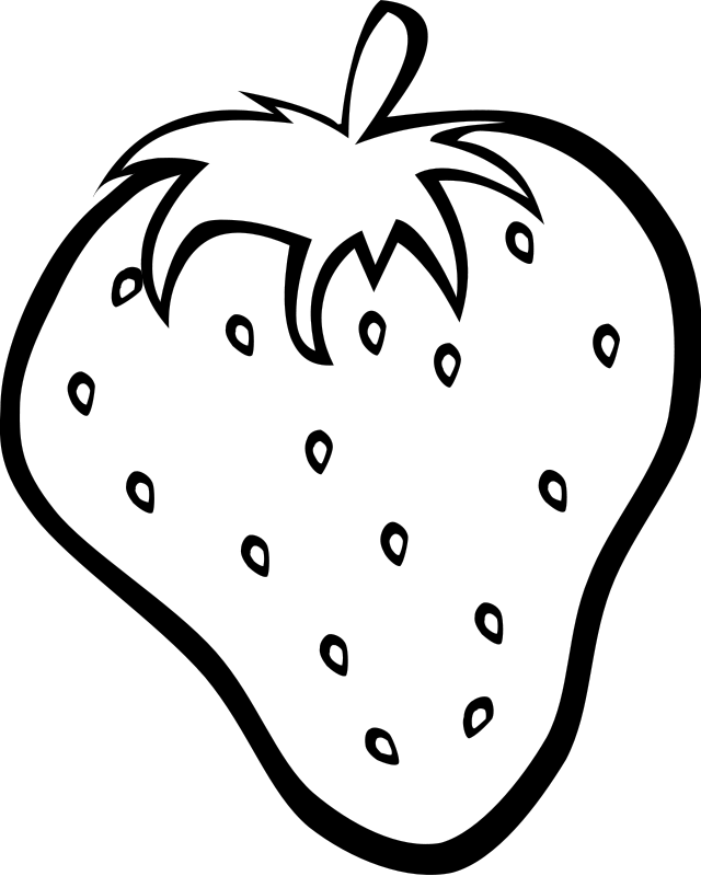640x800 Fruit Coloring Pages
