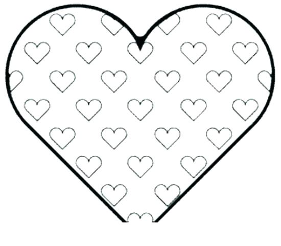 550x481 Hearts Coloring Pages To Print Hearts And Roses Coloring Pages