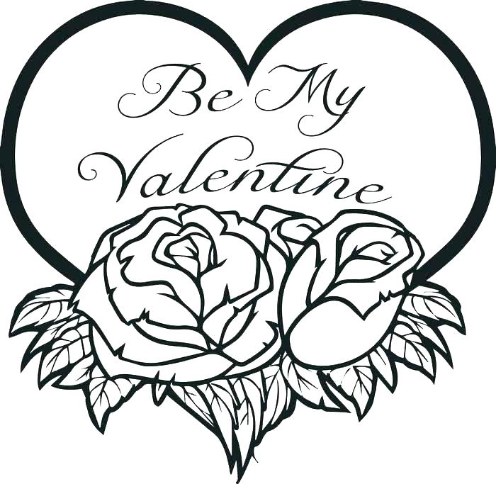 700x683 Valentines Coloring Pages For Kids Free Valentine Coloring Pages