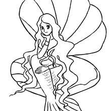 220x220 Mermaid Coloring Pages