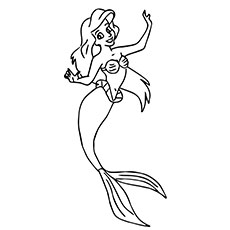 230x230 Top Free Printable Little Mermaid Coloring Pages Online