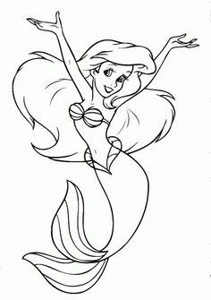 236x335 Mermaid Coloring Pages Little Mermaid Coloring Pages For Kids