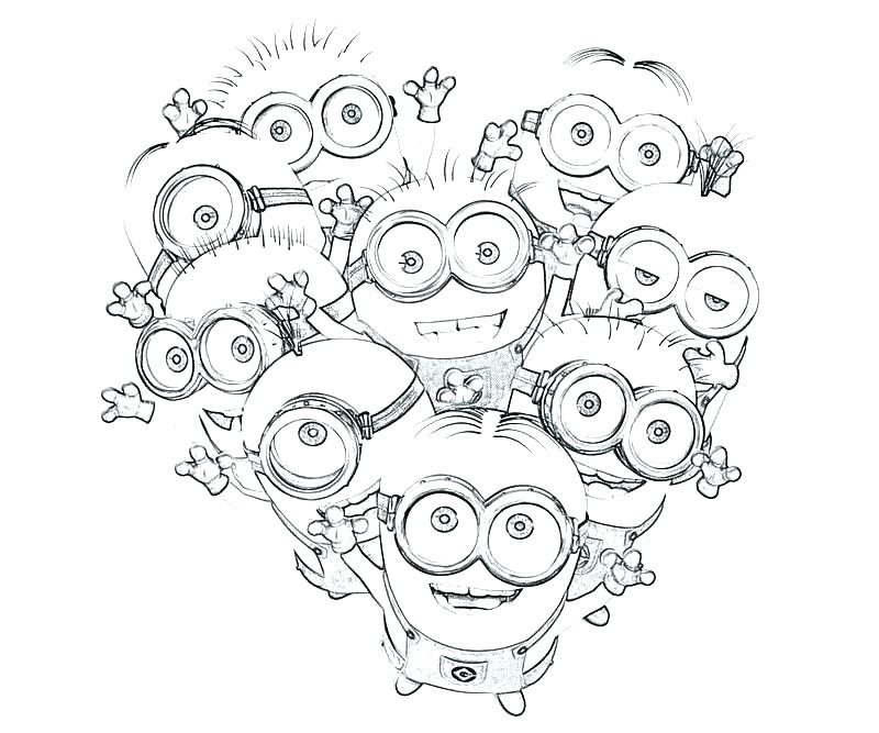 800x667 Minions Coloring Pages Despicable Me Printable Coloring Pages