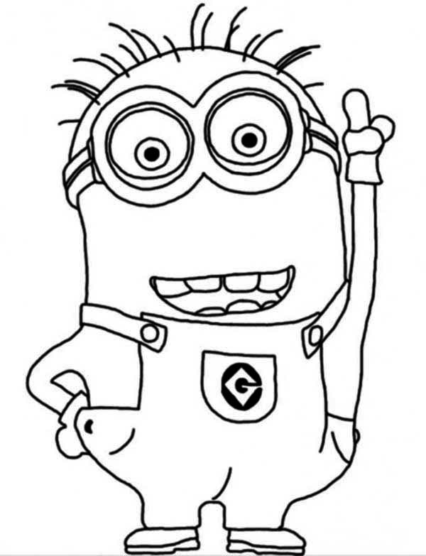600x783 Free Printable Minion Coloring Pages Minions Coloring Book