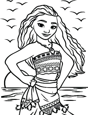 368x480 Moana Coloring Printable And Coloring Pages