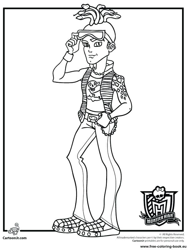 602x800 Monster High Coloring Pages To Print