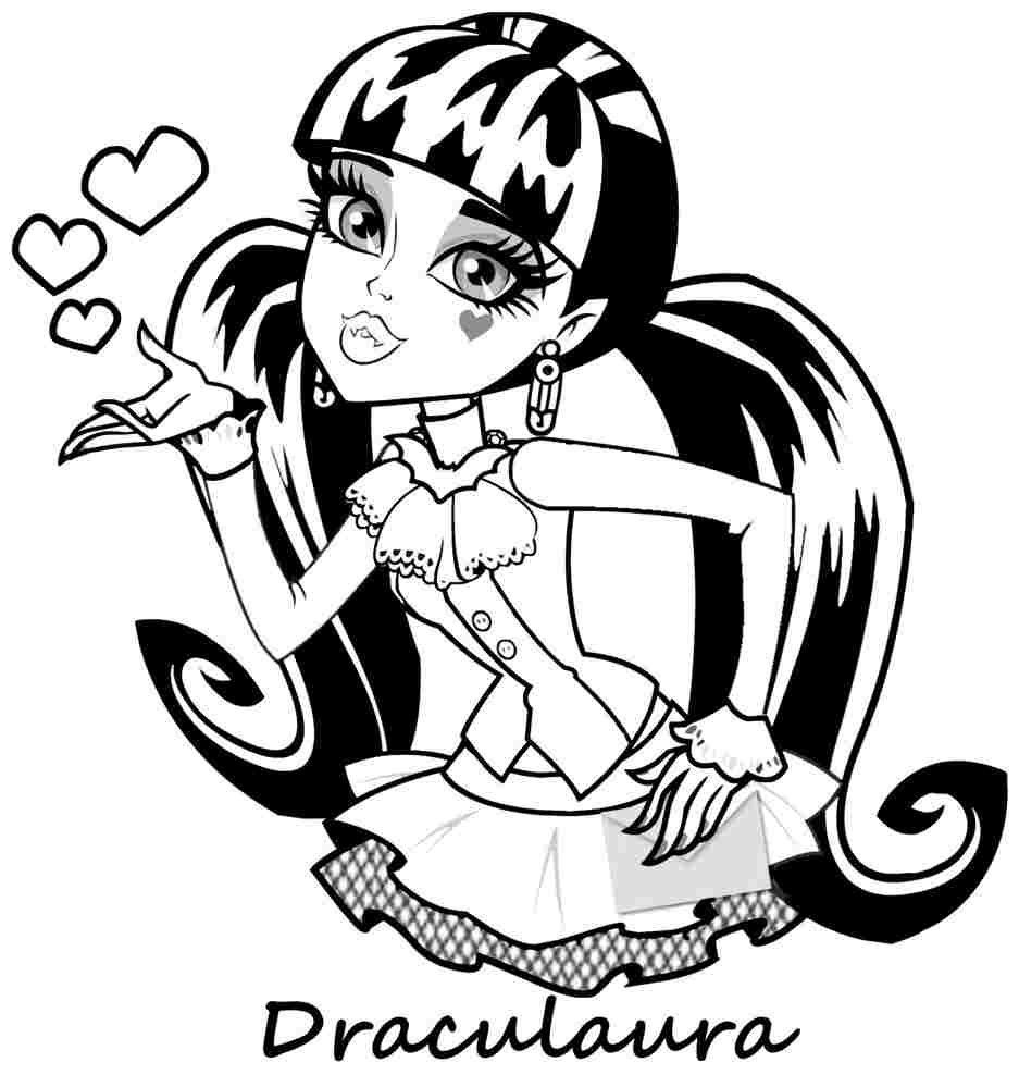 937x988 Coloring Pages For Girls Monster High Monster High Coloring Pages