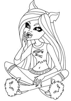 236x334 Free Printable Monster High Coloring Pages For Kids Monster High