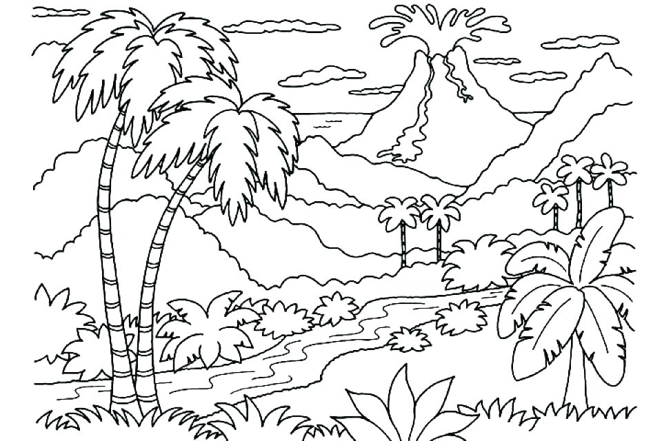 960x640 Coloring Pages Nature