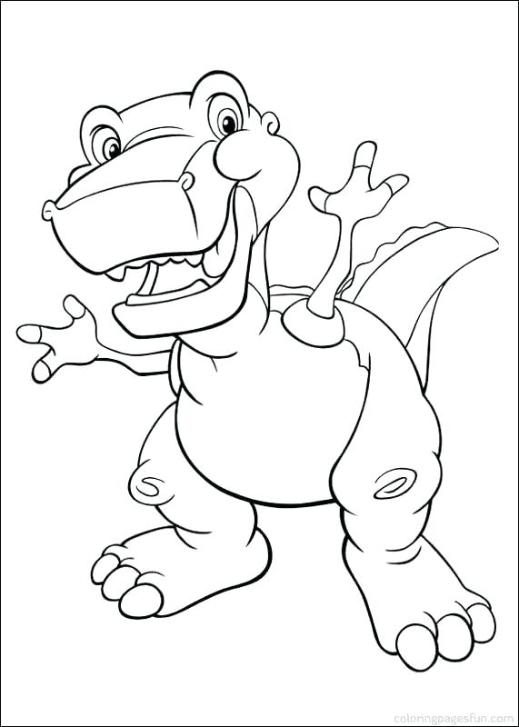 571x800 Online Coloring Pages For Kids Together With The Land Before Time
