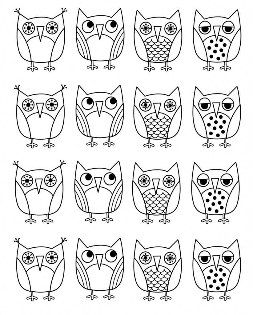822x1024 Miracle Owl Pictures For Kids To Color Coloring Pages All