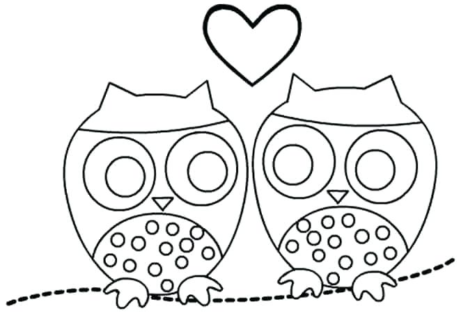 662x450 Owl Images To Color Owl Coloring Pages Simple Owl Coloring Pages