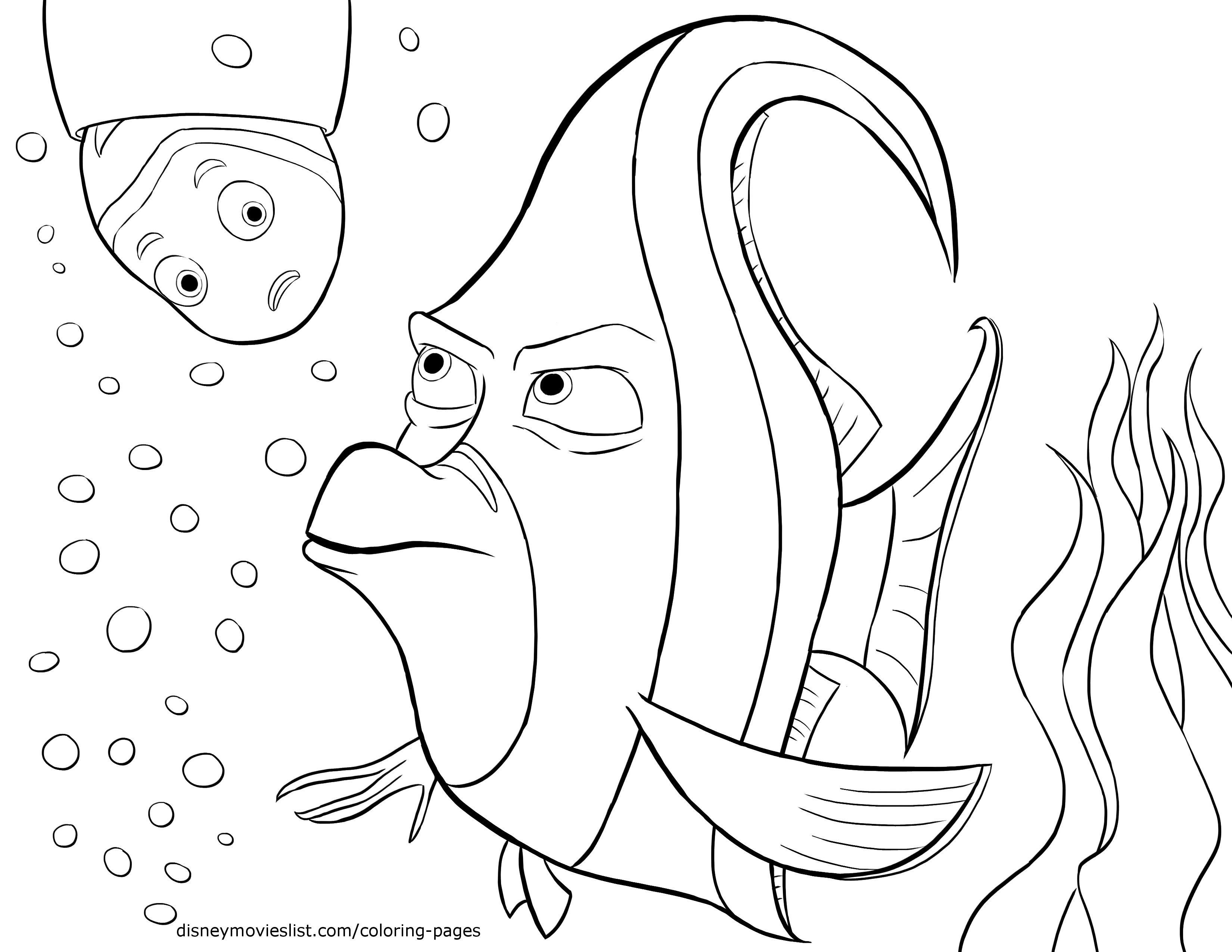 3300x2550 Introducing Finding Nemo Coloring Pages Pdf Ki