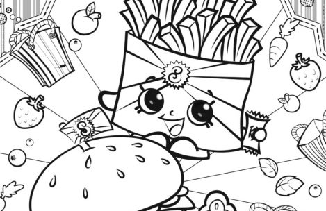 469x304 Shopkins Coloring Pages For Kids Just Colorings