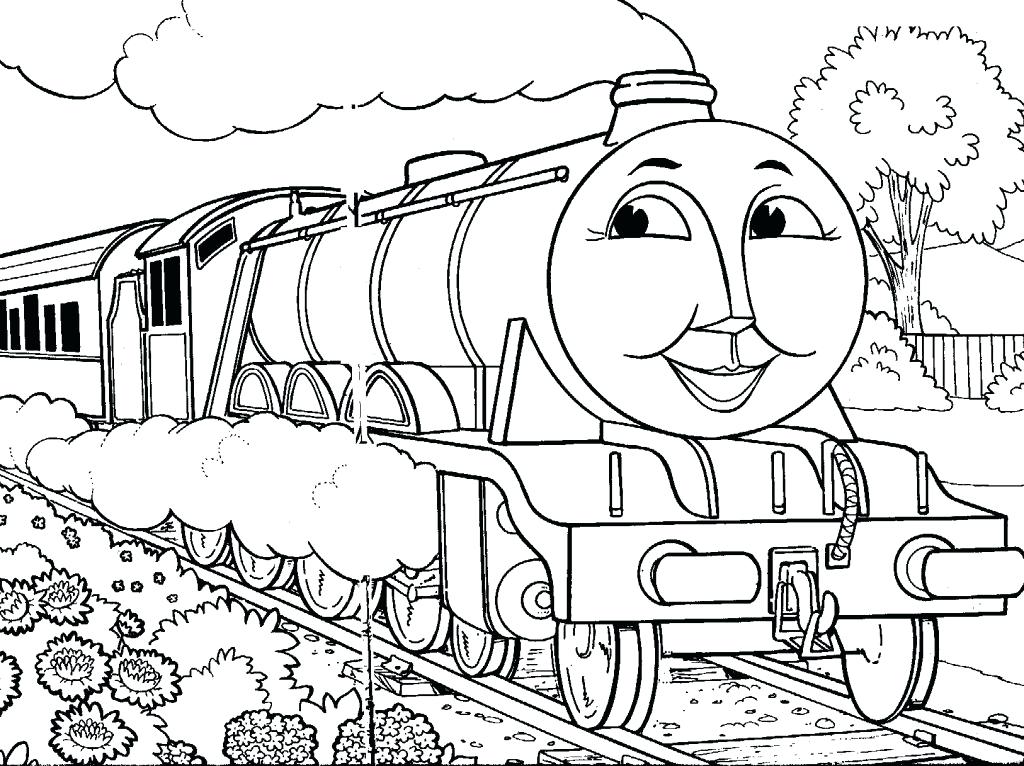 1024x766 The Train Coloring Page Coloring Pages Kids Thomas And Friends