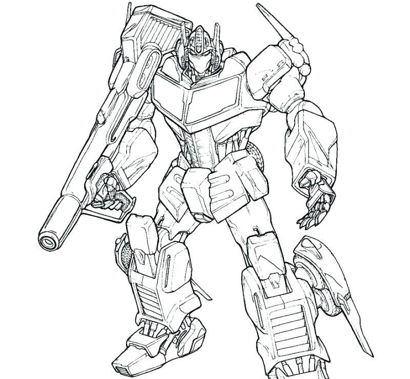 800x739 Transformers Optimus Prime Coloring Pages New Prime Coloring Pages