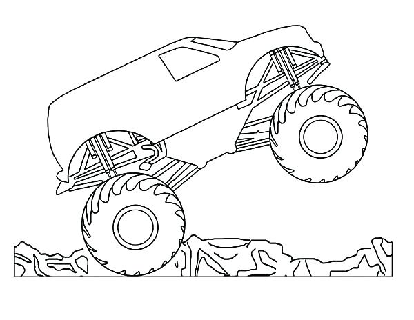 600x464 Monster Truck Coloring Pages For Kids Many Interesting Grave