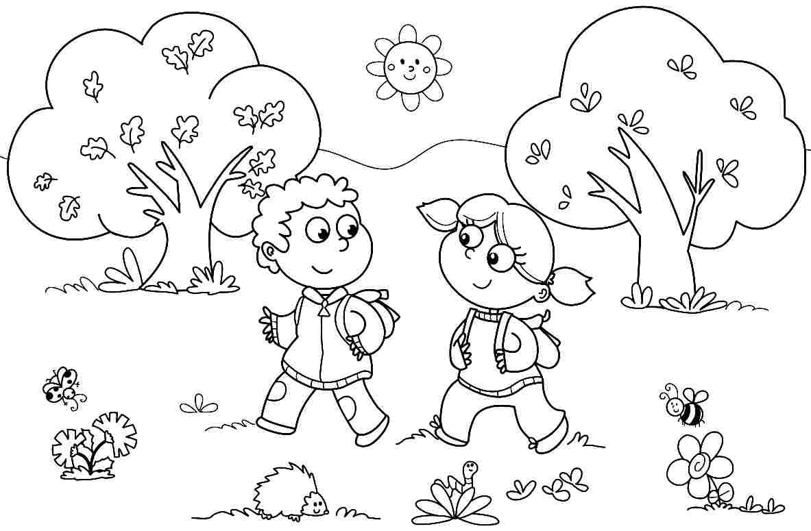 1183x775 Innovative Kindergarten Coloring Pages Best Ideas For Children