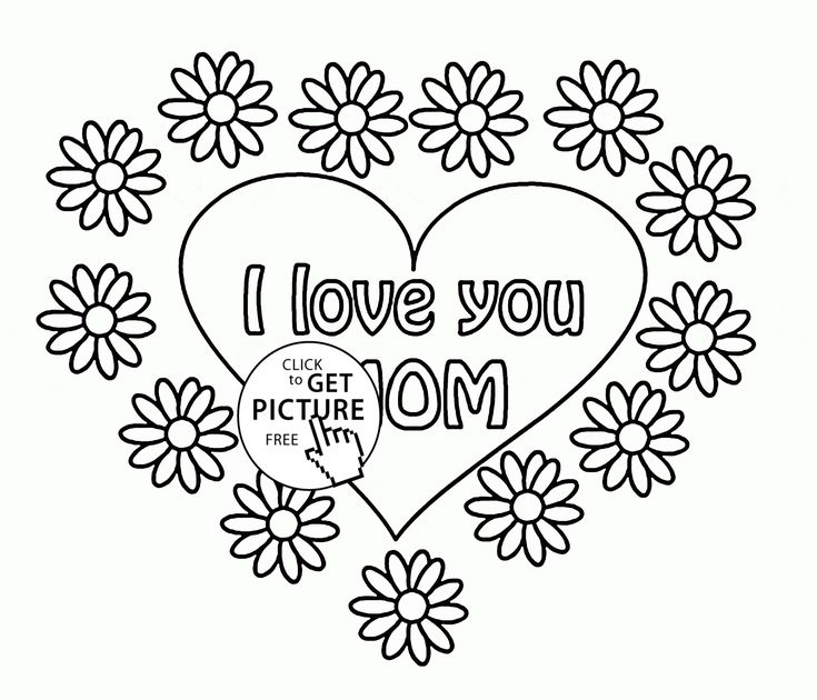 735x630 Best Mothers Day Coloring Pages Images On Children