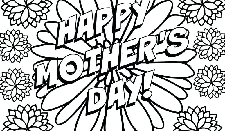 775x450 Mother Day Color Pages Printable