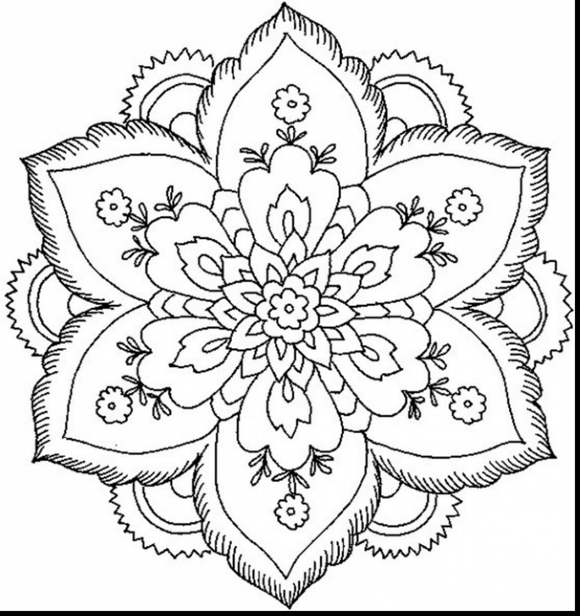 1149x1219 Inspiring Design Coloring Pages For Older Kids Terrific Flower