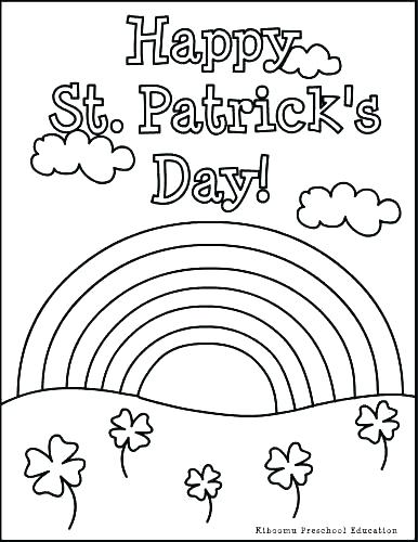 386x500 Coloring Pages St Patricks