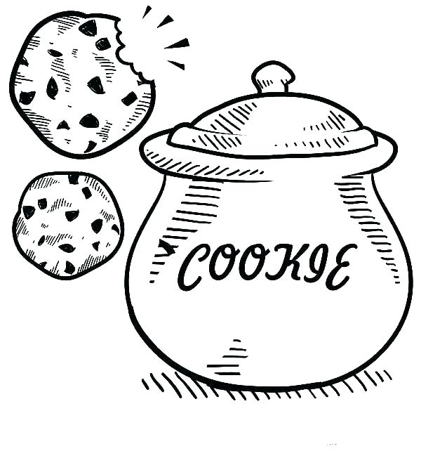 600x642 Cookies Coloring Pages Cookie Monster Coloring Sheets Milk