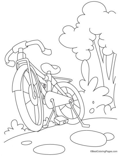420x542 Mountain Bike Is For Sale Coloring Page Download Free Mountain