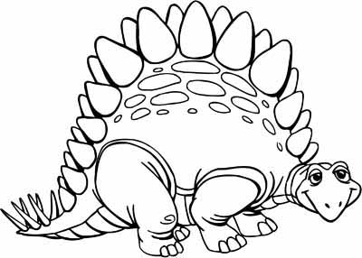 400x286 Small Dinosaur Coloring Pages For Kids