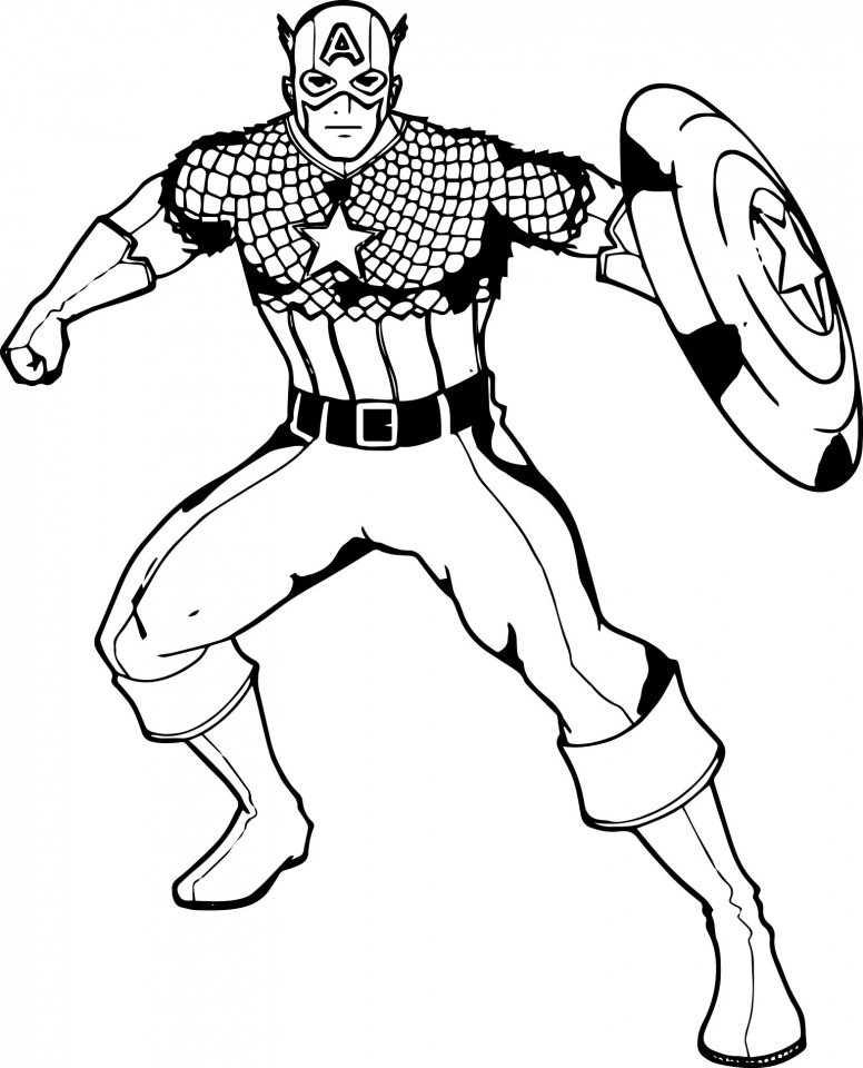 776x960 Get This Captain America Coloring Pages For Teenage Boys !