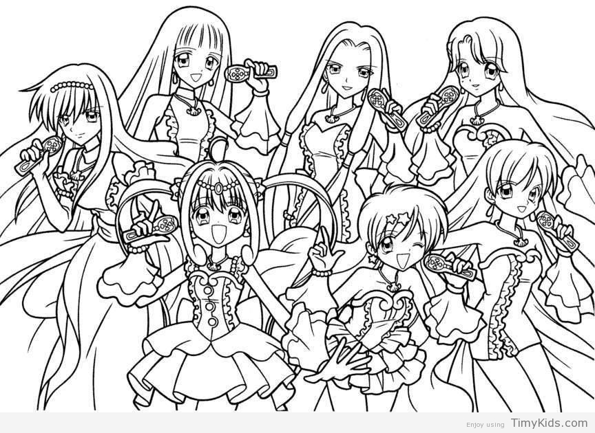 864x630 Coloring Pages Teenage Girls Timykids