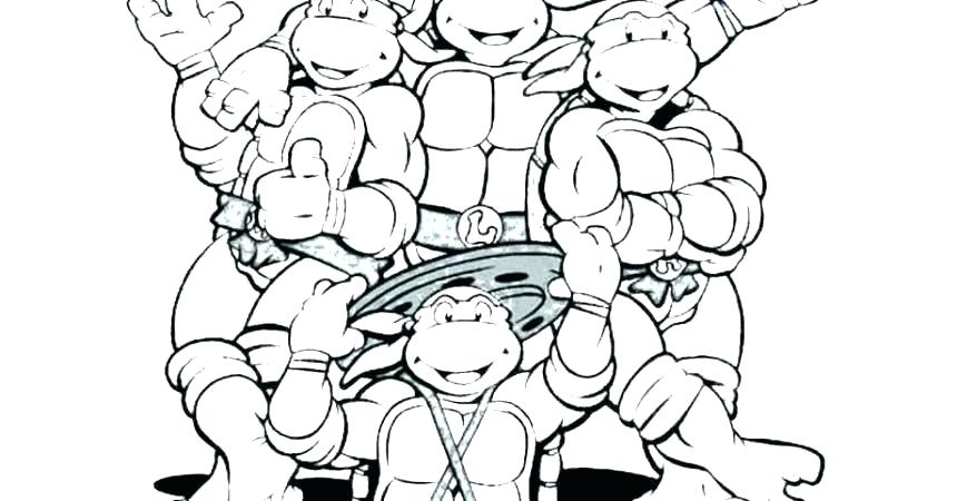 860x450 Teenage Mutant Ninja Turtles Color Pages Printable Coloring Pages