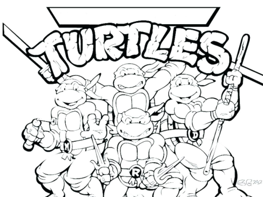 1024x766 Coloring Pages Of Ninjas Teenage Ninja Turtles Coloring Pages
