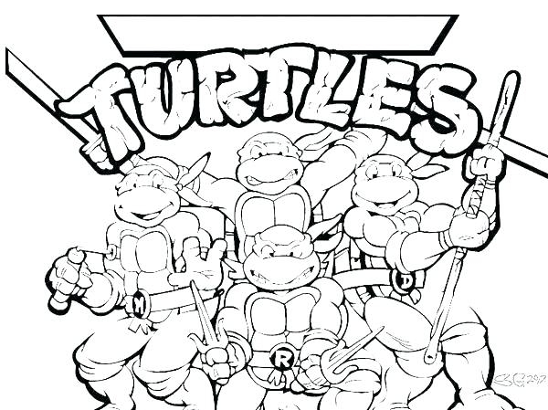 600x449 Coloring Pages Teenage Mutant Ninja Turtles Online Teenage Mutant