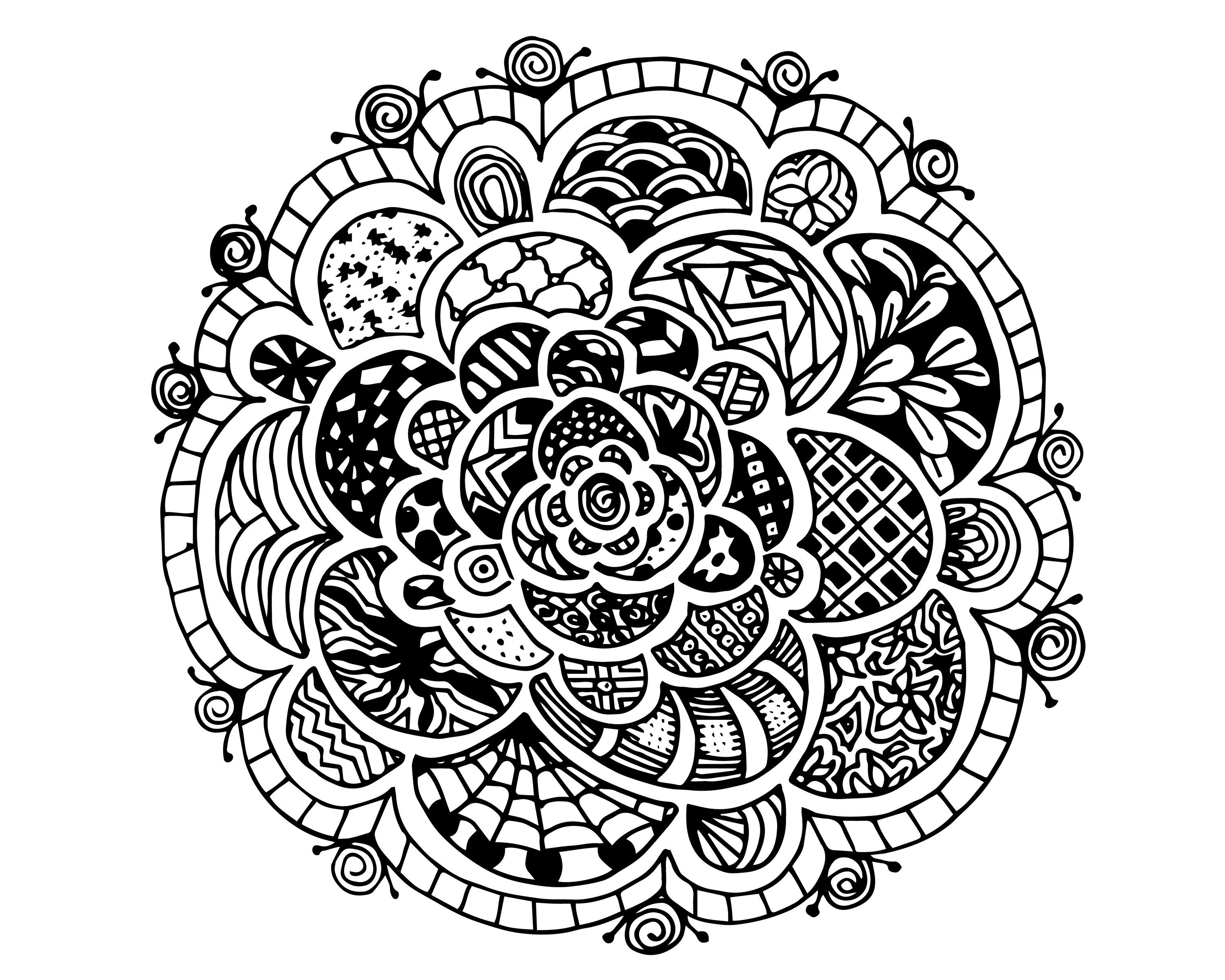 3000x2400 Coloring Pages For Teens